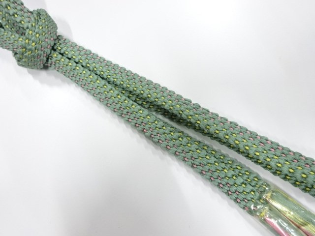 未使用品　正絹　手組帯締め